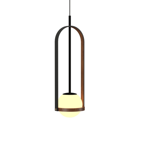 Strap One Light Pendant in Imbuia (486|154506)