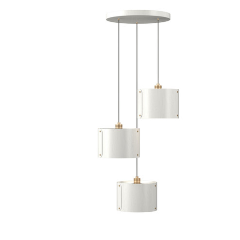 Element Three Light Pendant in Organic White (486|154347)