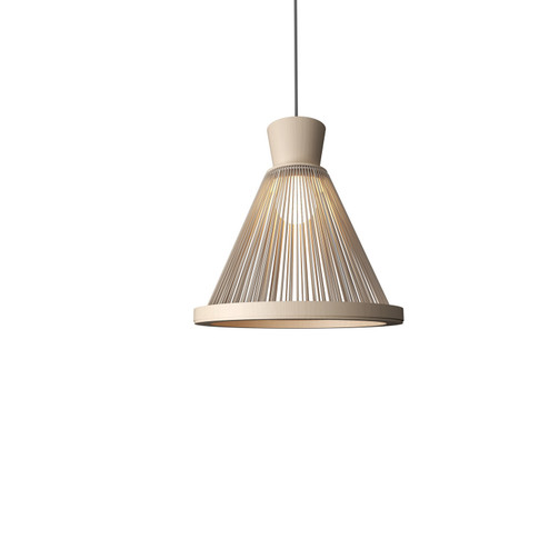 Corda One Light Pendant in Organic Cappuccino (486|153048)