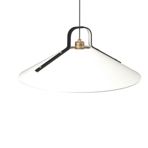 Strap One Light Pendant in Organic White (486|152947)