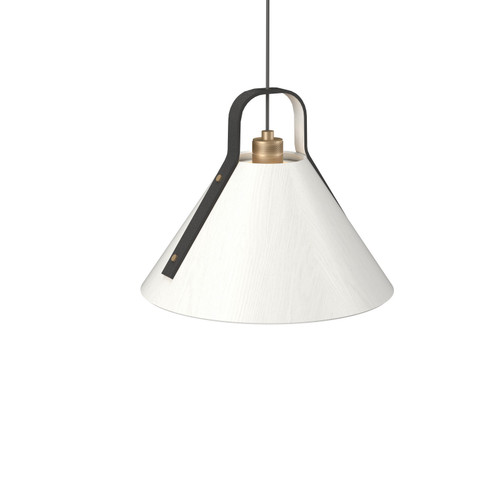 Strap One Light Pendant in Organic White (486|152847)