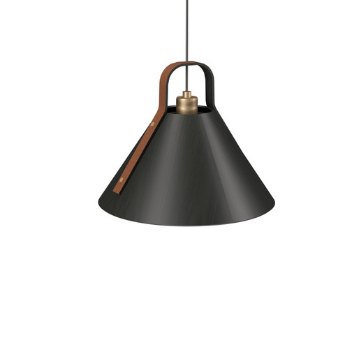 Strap One Light Pendant in Charcoal (486|152844)