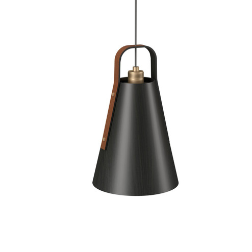 Strap One Light Pendant in Charcoal (486|152744)
