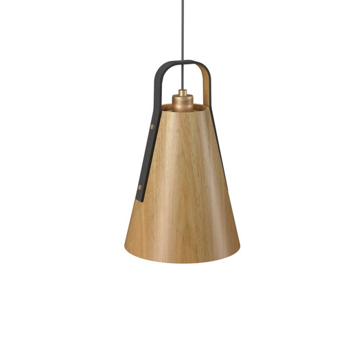 Strap One Light Pendant in Louro Freijo (486|152709)