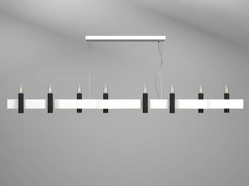 Flow Eight Light Pendant in Organic White (486|152447)
