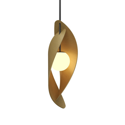 Oyster One Light Pendant in Organic Gold (486|151249)