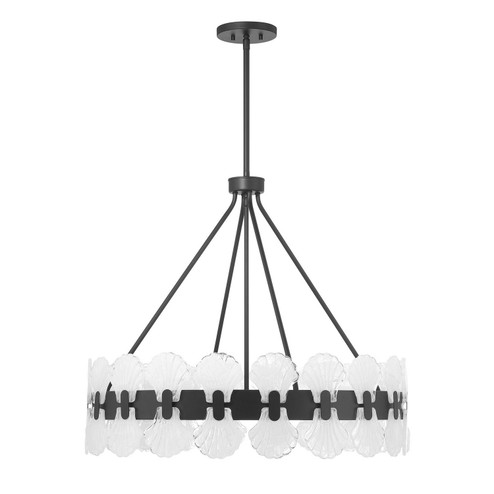 Bancroft Six Light Chandelier in Matte Black (51|13605689)