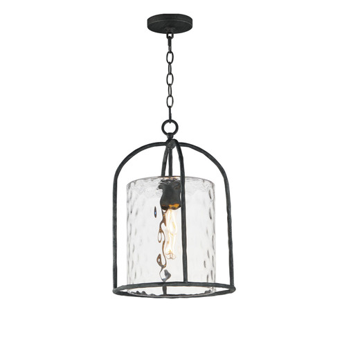 Del Mar One Light Pendant in Blacksmith (16|31843WGBS)