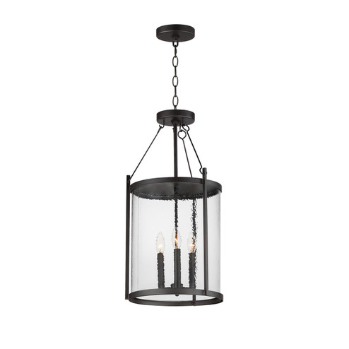 Belfry Three Light Pendant in Black (16|30069HMBK)