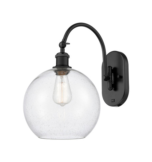Ballston One Light Wall Sconce in Matte Black (405|9181WBKG12410)