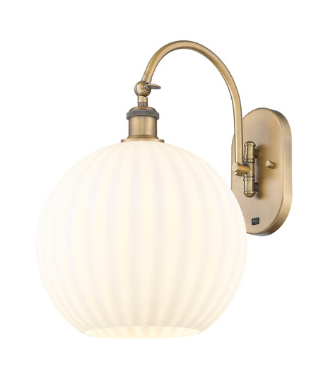 Ballston One Light Wall Sconce in Brushed Brass (405|9181WBBG121712WV)