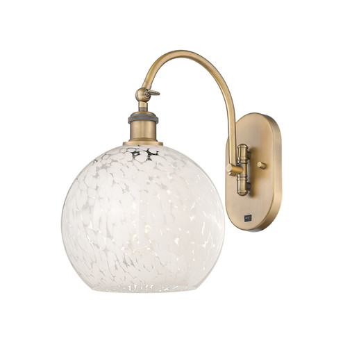 Ballston One Light Wall Sconce in Brushed Brass (405|9181WBBG121610WM)