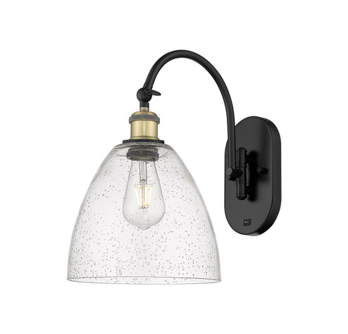 Ballston One Light Wall Sconce in Black Antique Brass (405|9181WBABGBD94)