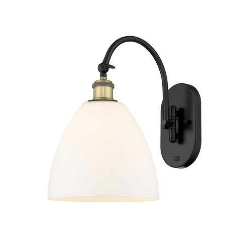 Ballston One Light Wall Sconce in Black Antique Brass (405|9181WBABGBD91)