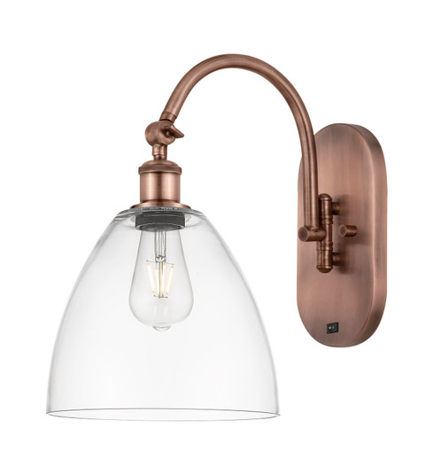 Ballston One Light Wall Sconce in Antique Copper (405|9181WACGBD92)