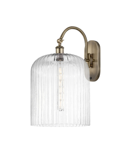 Ballston One Light Wall Sconce in Antique Brass (405|9181WABG55912CL)