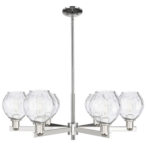 Arcadia Six Light Chandelier in Polished Nickel (405|7166CRPNG362)