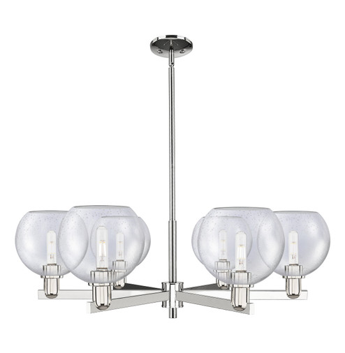Arcadia Six Light Chandelier in Polished Nickel (405|7166CRPNG1248)