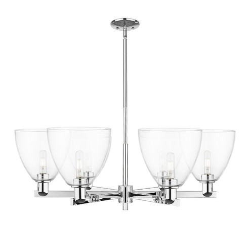 Arcadia Six Light Chandelier in Polished Chrome (405|7166CRPCGBD92)