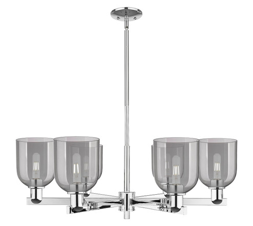 Arcadia Six Light Chandelier in Polished Chrome (405|7166CRPCG5586SM)