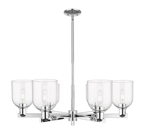 Arcadia Six Light Chandelier in Polished Chrome (405|7166CRPCG5586CL)