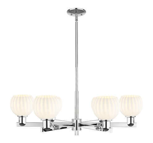 Arcadia Six Light Chandelier in Polished Chrome (405|7166CRPCG12176WV)