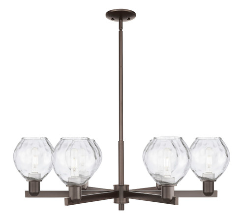 Arcadia Six Light Chandelier in Oil Rubbed Bronze (405|7166CROBG362)