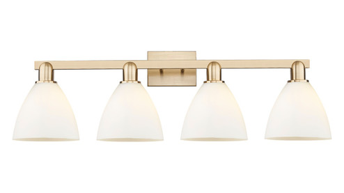 Arcadia Four Light Bath Vanity in Champagne Bronze (405|7164WCBGBD751)