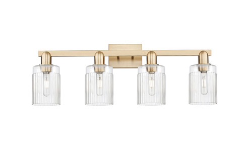 Arcadia Four Light Bath Vanity in Champagne Bronze (405|7164WCBG342)