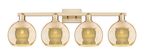 Arcadia Four Light Bath Vanity in Champagne Bronze (405|7164WCBG1288)