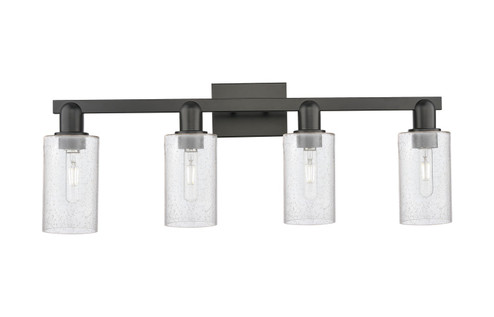Arcadia Four Light Bath Vanity in Matte Black (405|7164WBKG804)