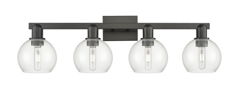 Arcadia Four Light Bath Vanity in Matte Black (405|7164WBKG1226)