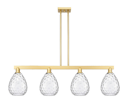 Arcadia Four Light Island Pendant in Satin Gold (405|7164ISGG372)