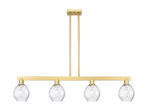 Arcadia Four Light Island Pendant in Satin Gold (405|7164ISGG362)