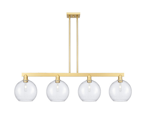 Arcadia Four Light Island Pendant in Satin Gold (405|7164ISGG12410)
