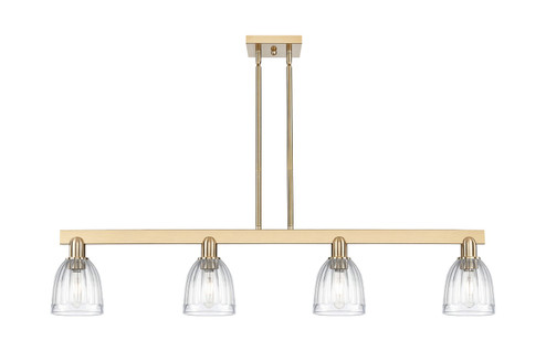 Arcadia Four Light Island Pendant in Champagne Bronze (405|7164ICBG442)