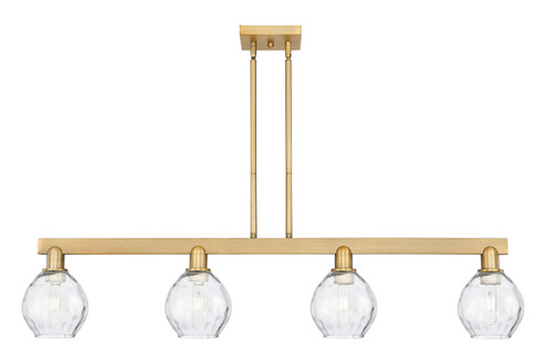 Arcadia Four Light Island Pendant in Brushed Brass (405|7164IBBG362)