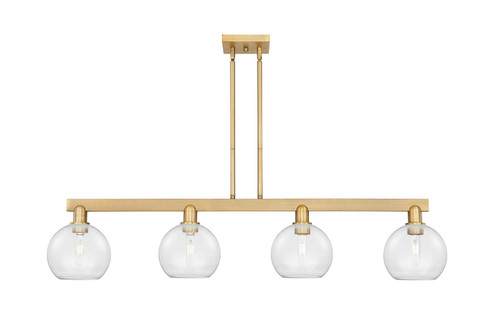 Arcadia Four Light Island Pendant in Brushed Brass (405|7164IBBG1228)