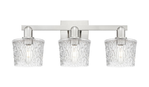 Arcadia Three Light Bath Vanity in Brushed Satin Nickel (405|7163WSNG402)