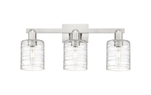Arcadia Three Light Bath Vanity in Brushed Satin Nickel (405|7163WSNG1113)