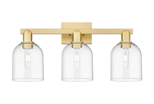 Arcadia Three Light Bath Vanity in Satin Gold (405|7163WSGG5586CL)