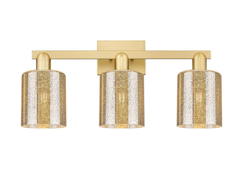Arcadia Three Light Bath Vanity in Satin Gold (405|7163WSGG116)