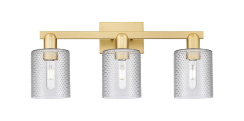 Arcadia Three Light Bath Vanity in Satin Gold (405|7163WSGG112)
