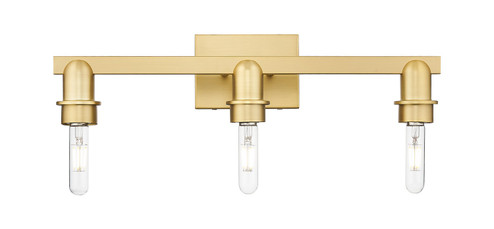 Arcadia Three Light Bath Vanity in Satin Gold (405|7163WSG)