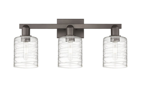 Arcadia Three Light Bath Vanity in Oil Rubbed Bronze (405|7163WOBG1113)
