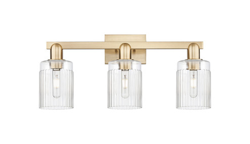 Arcadia Three Light Bath Vanity in Champagne Bronze (405|7163WCBG342)