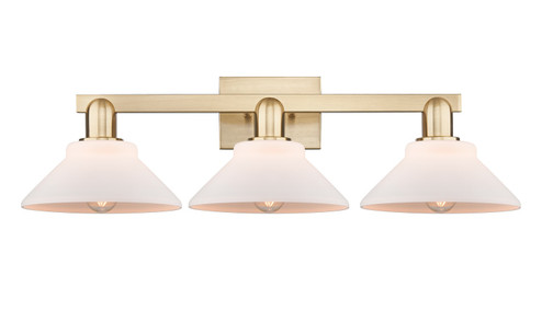Arcadia Three Light Bath Vanity in Champagne Bronze (405|7163WCBG131)