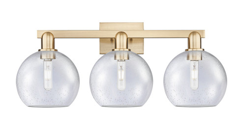 Arcadia Three Light Bath Vanity in Champagne Bronze (405|7163WCBG1248)
