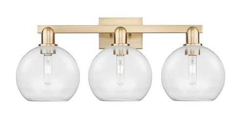 Arcadia Three Light Bath Vanity in Champagne Bronze (405|7163WCBG1228)