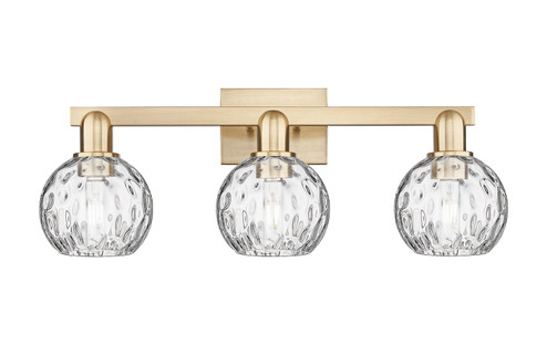 Arcadia Three Light Bath Vanity in Champagne Bronze (405|7163WCBG12156)